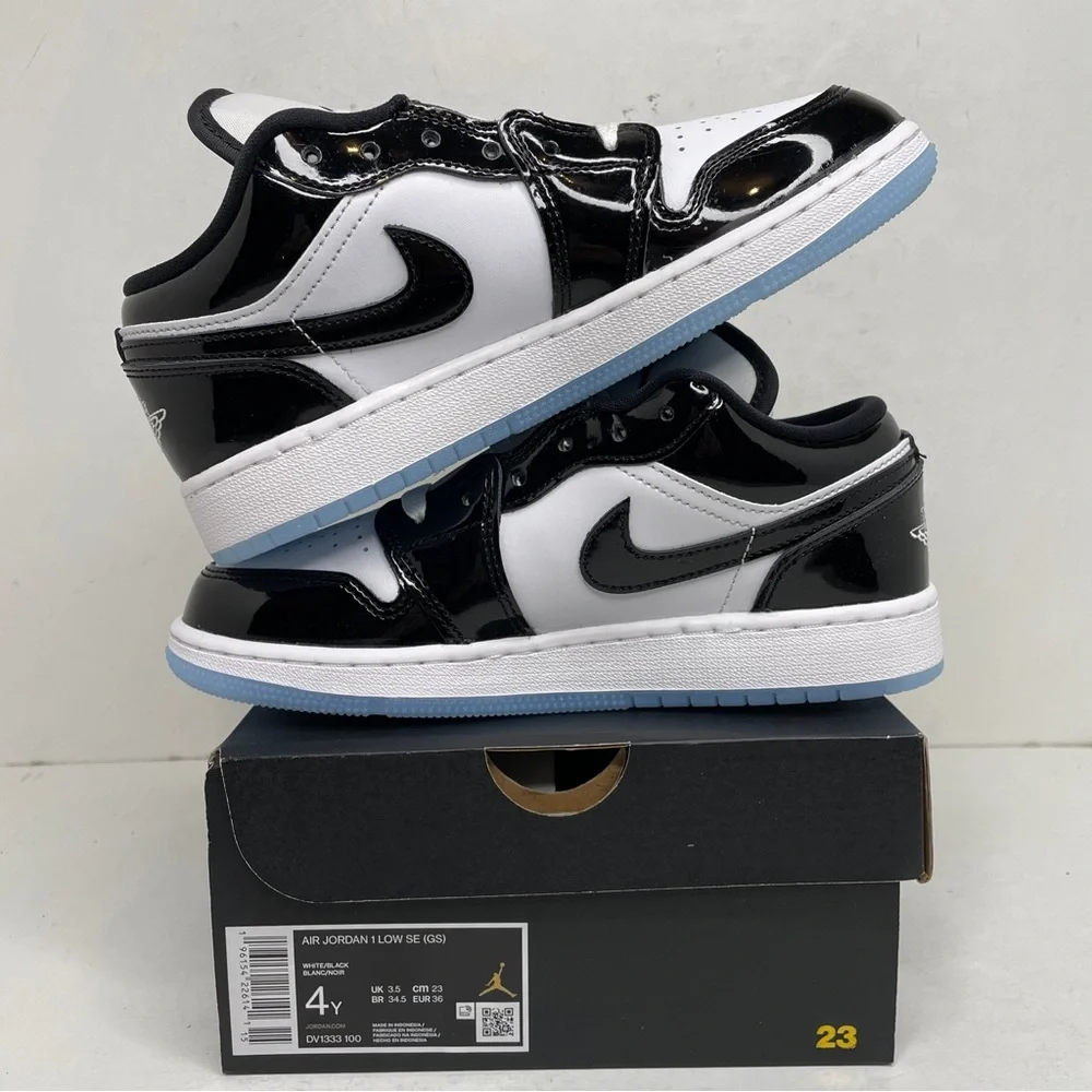 Nike Air Jordan 1 Retro Low GS SE “Concord/Space Jam” 2023 - Picture 3 of 4